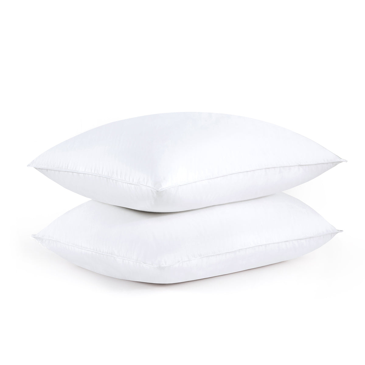 Goose Feather Doen Pillows Set of 2, PCM - White - On Sale - Bed Bath &  Beyond - 38434344