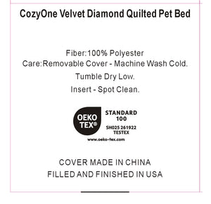 
                  
                    COZY ONE Ultra-Soft Quilted Comfort Pet Bed
                  
                