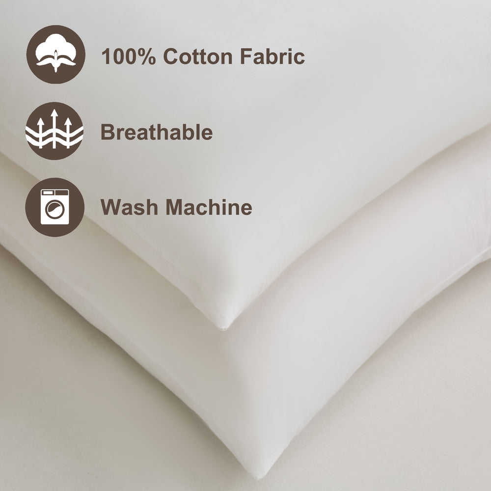 
                  
                    COZY ONE Down and Feather Pillow Inserts white 2 Pack
                  
                
